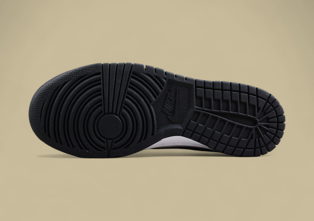 Nk Dunk Low "Panda" Black and White Panda Custom Deconstructed Lace-up Casual Sneakers