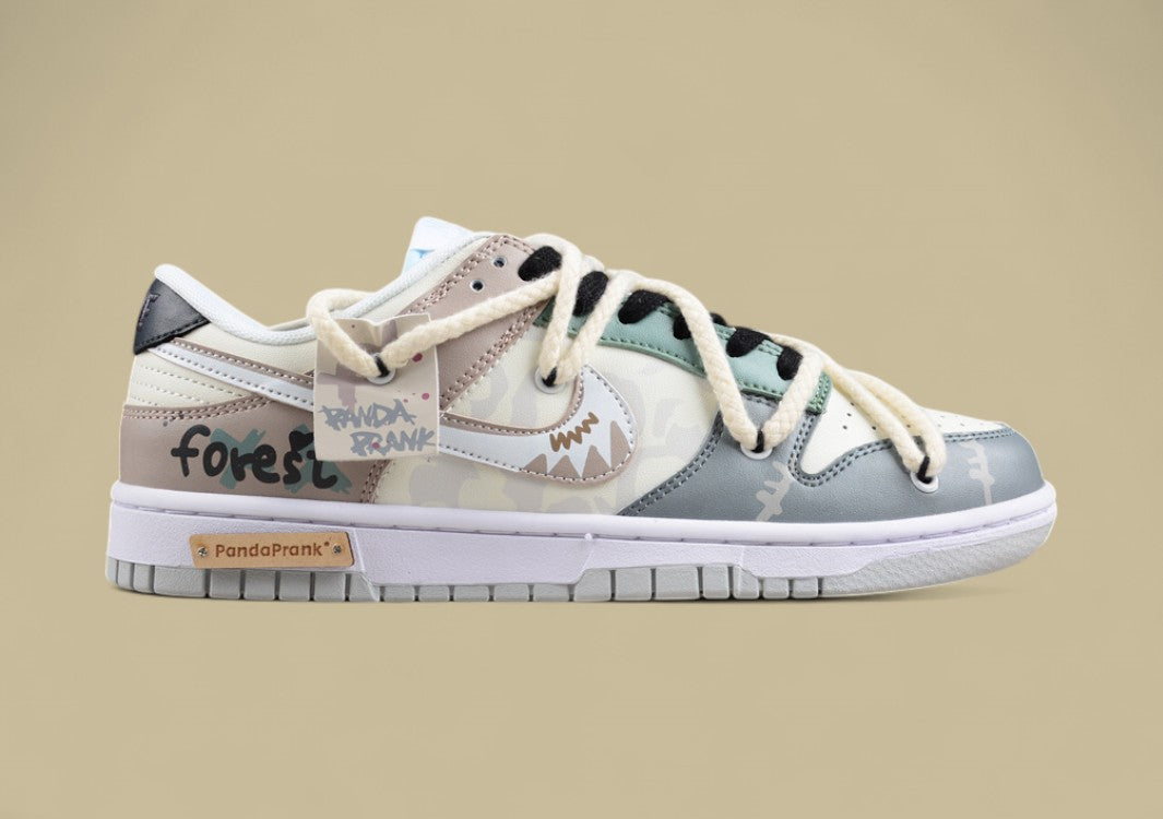 Nk Dunk Low Panda Prank-Jungle Crossing Forest Fruit SB Strap Low Top Casual Shoes