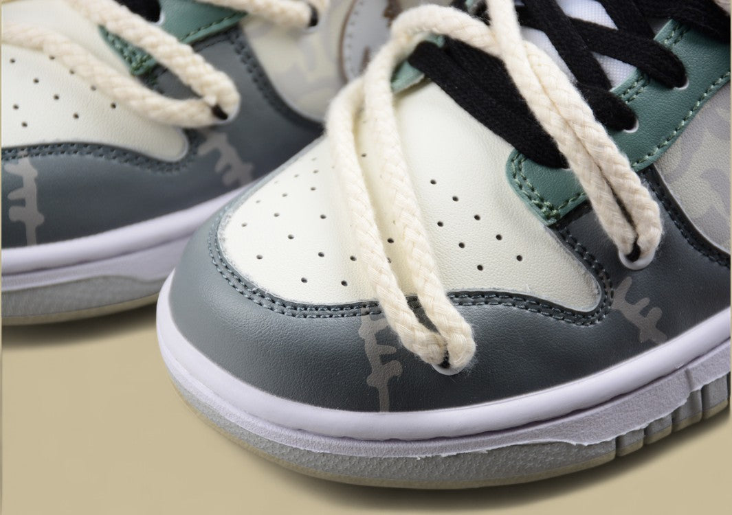 Nk Dunk Low Panda Prank-Jungle Crossing Forest Fruit SB Strap Low Top Casual Shoes