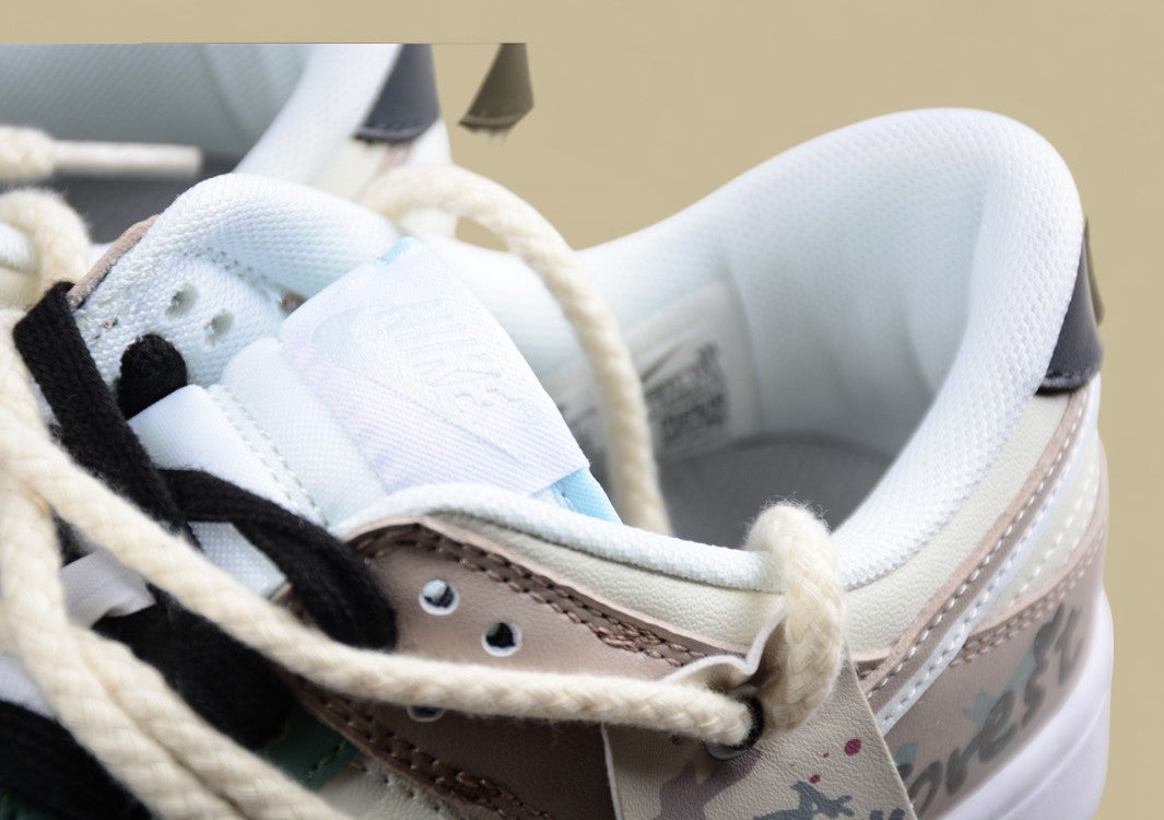 Nk Dunk Low Panda Prank-Jungle Crossing Forest Fruit SB Strap Low Top Casual Shoes