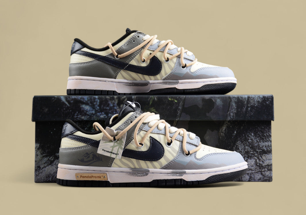 Nk Dunk Low Panda Prank-Jungle Crossing the Mountain to Please Yourself Mountain Color SB Strap Low Top Casual Shoes