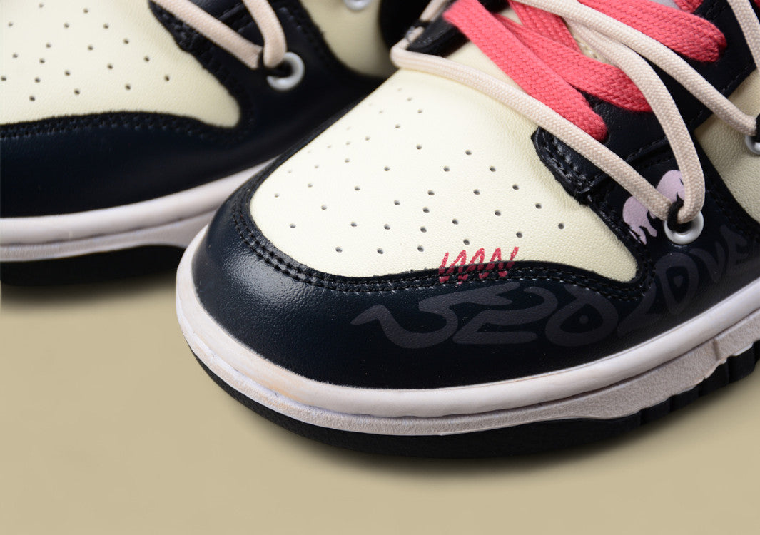 Nk Dunk Low Panda Prank-Psychedelic Love SB Strap Low Top Casual Shoes