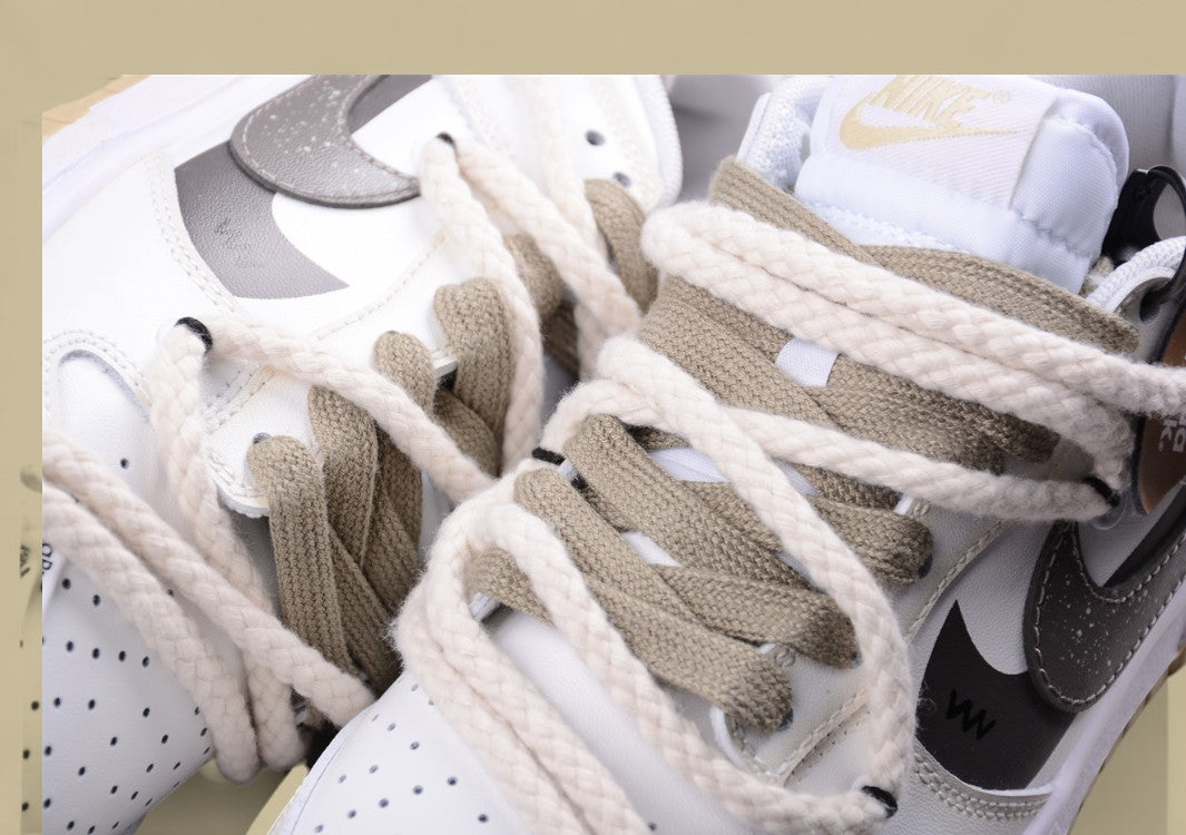 Nk Dunk Low Panda Prank-Street Racing Flying Cloud Top SB Strap Low Top Casual Shoes