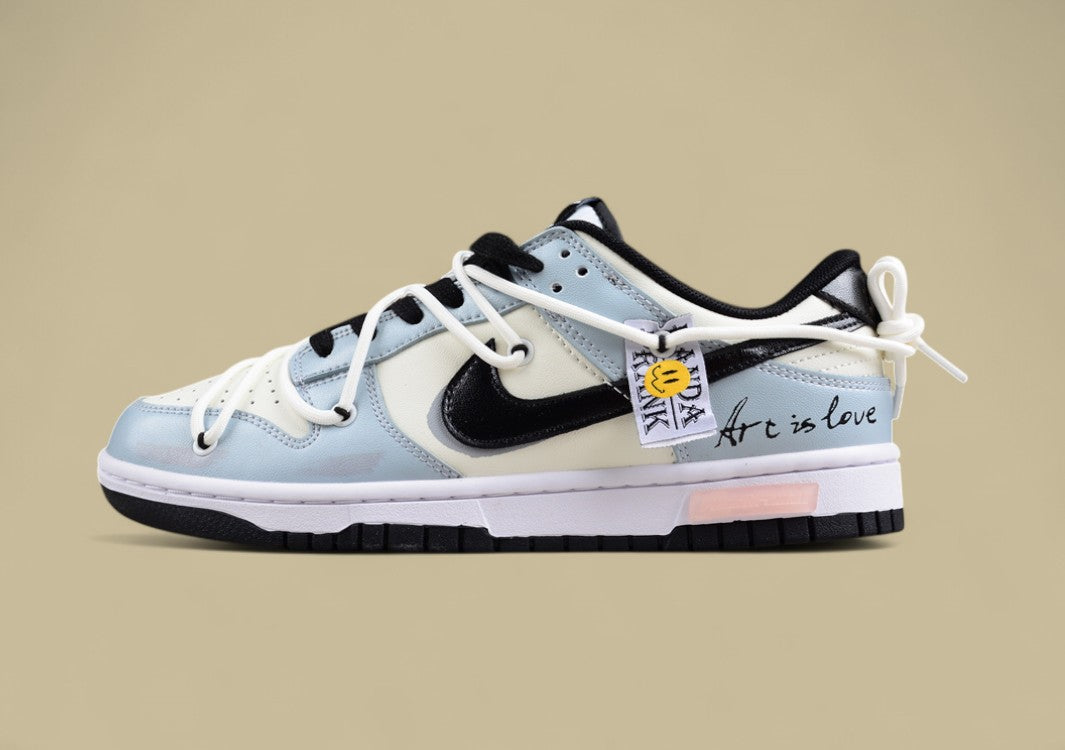 Nk Dunk Low Panda Prank-The Art of Love SB Lace-up Low-top Casual Shoes