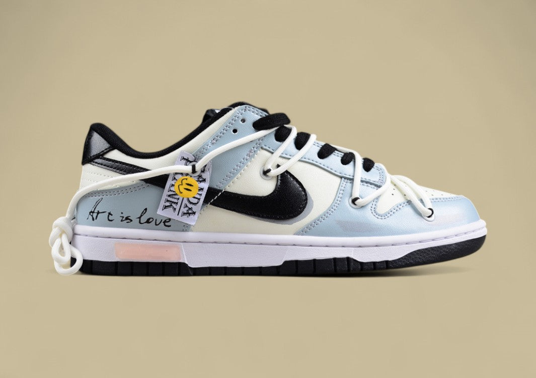 Nk Dunk Low Panda Prank-The Art of Love SB Lace-up Low-top Casual Shoes