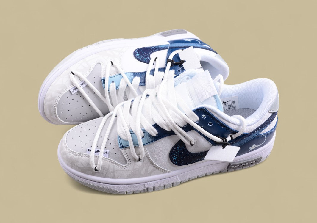 Nk Dunk Low Panda Prank Interstellar Crossing-Lost Battlefield SB Strap Low Top Casual Shoes