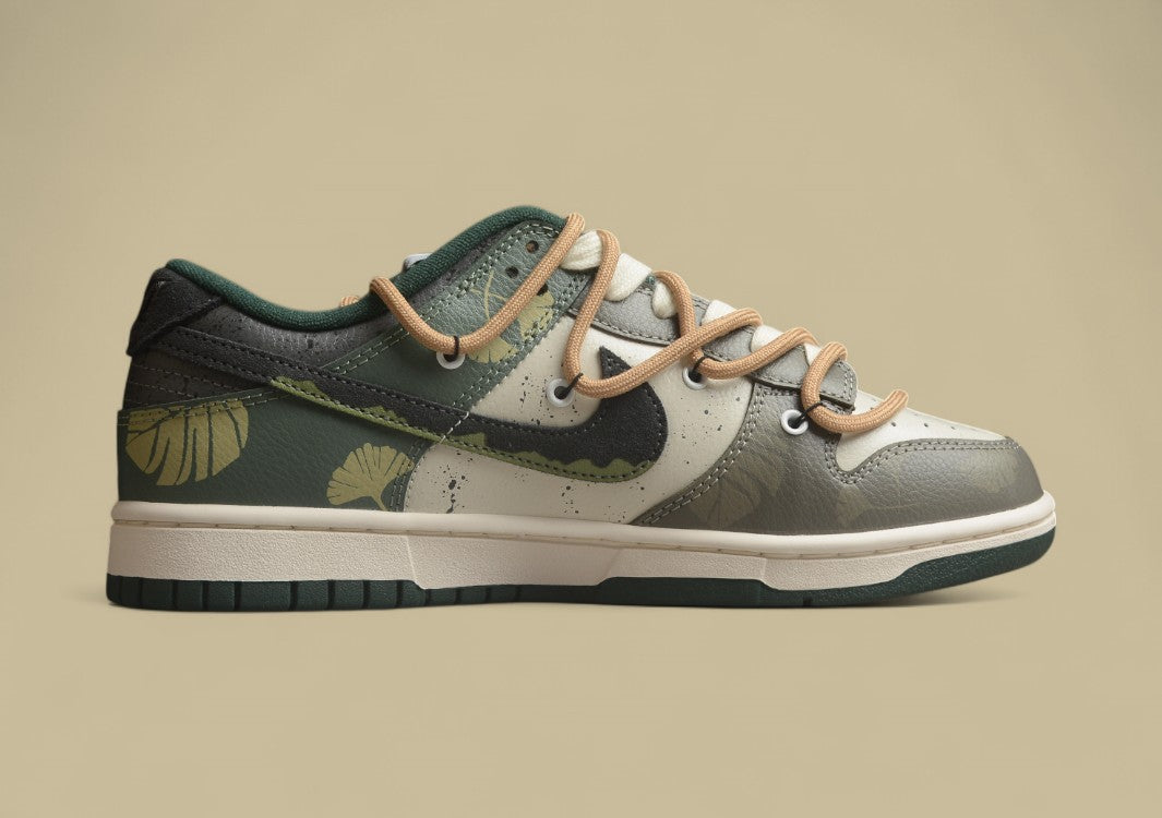 Nk Dunk Low Panda Prank Jungle Crossing-Green Field Floating Abyss Beige Brown Green SB Strap Low Top Casual Shoes