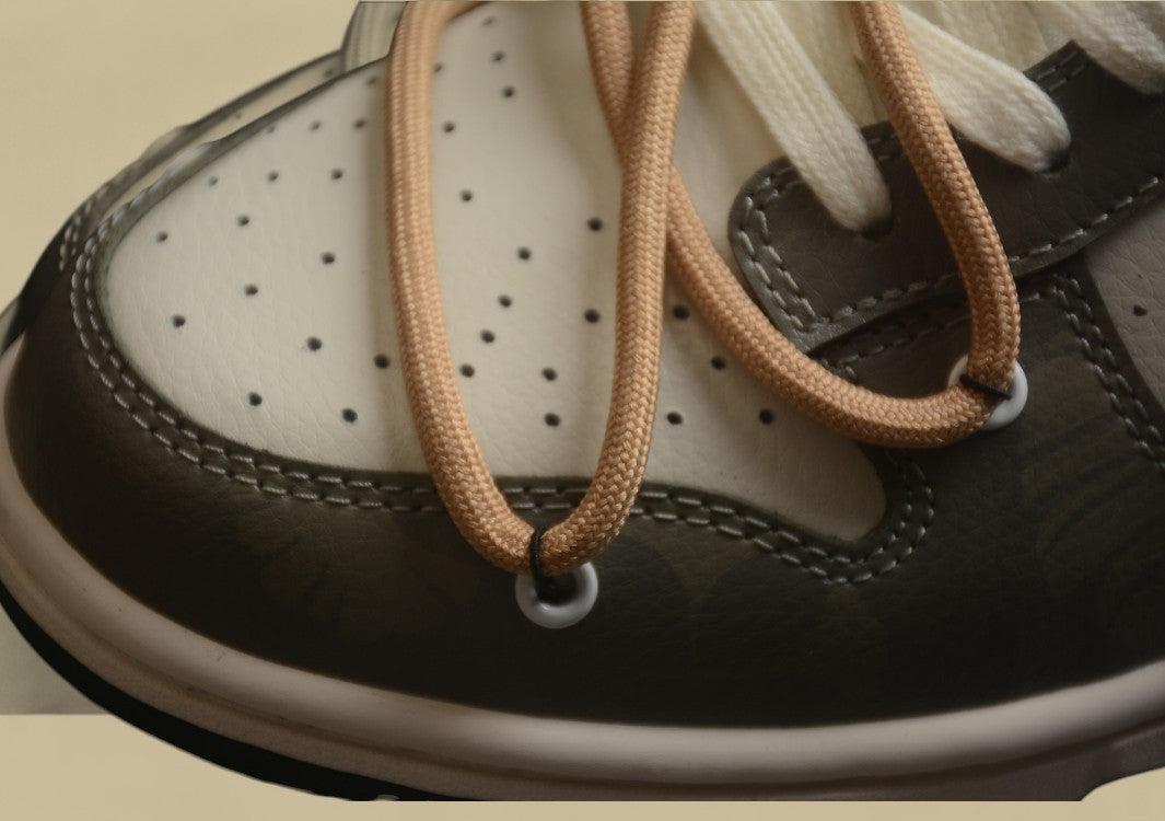 Nk Dunk Low Panda Prank Jungle Crossing-Green Field Floating Abyss Beige Brown Green SB Strap Low Top Casual Shoes