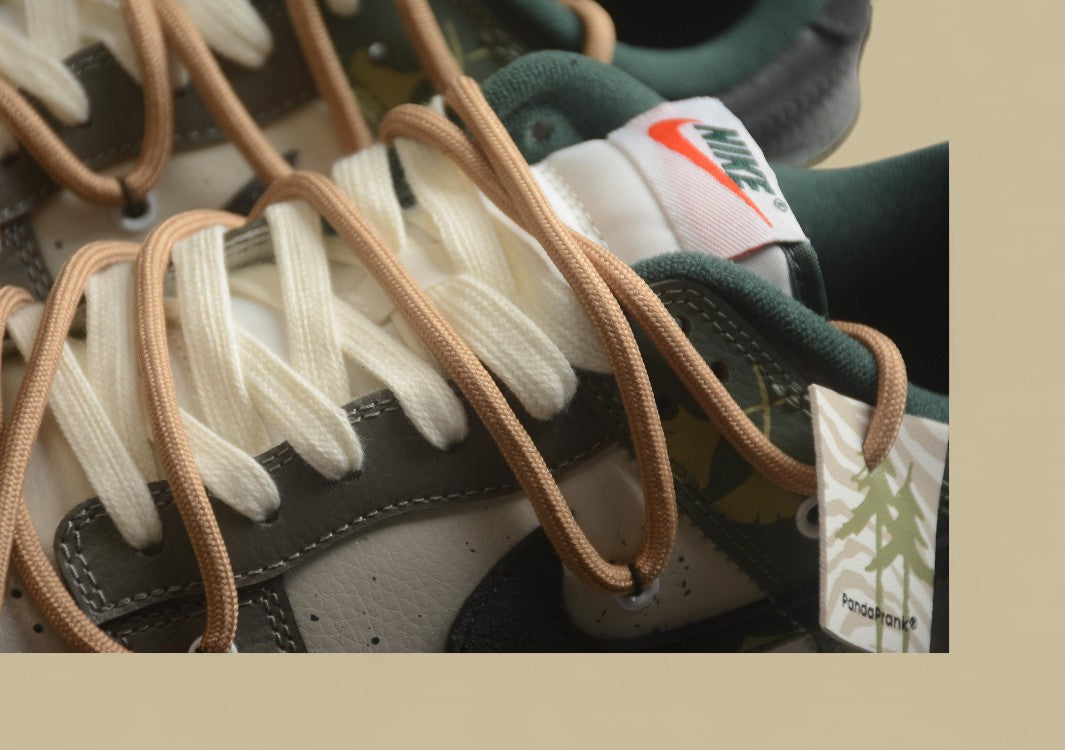 Nk Dunk Low Panda Prank Jungle Crossing-Green Field Floating Abyss Beige Brown Green SB Strap Low Top Casual Shoes