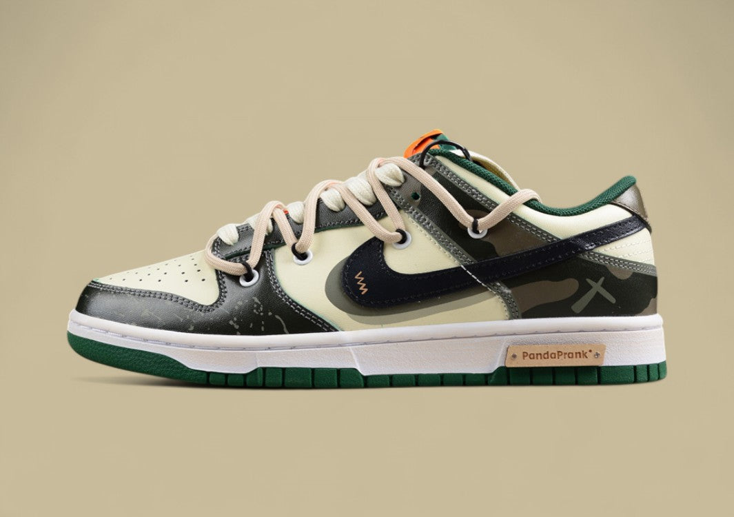 Nk Dunk Low Panda Prank Jungle Crossing Wilderness Ore Morandi Army Green Retro SB Strap Low Top Casual Shoes