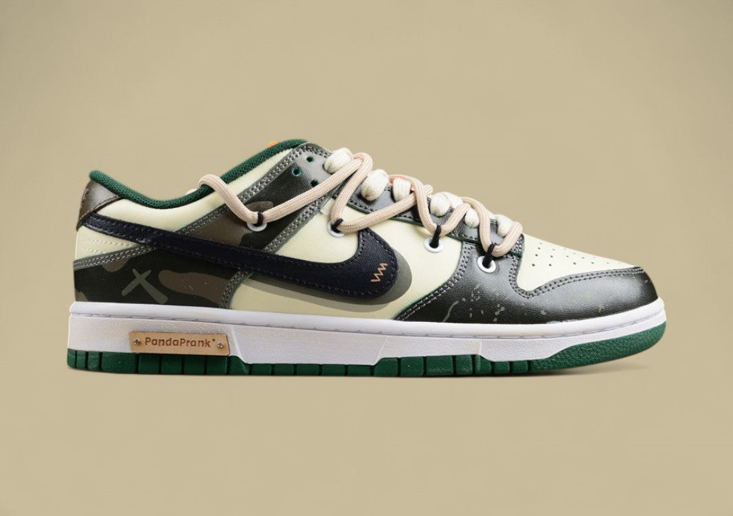 Nk Dunk Low Panda Prank Jungle Crossing Wilderness Ore Morandi Army Green Retro SB Strap Low Top Casual Shoes