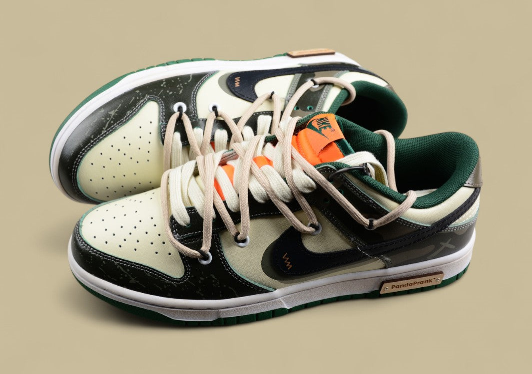 Nk Dunk Low Panda Prank Jungle Crossing Wilderness Ore Morandi Army Green Retro SB Strap Low Top Casual Shoes