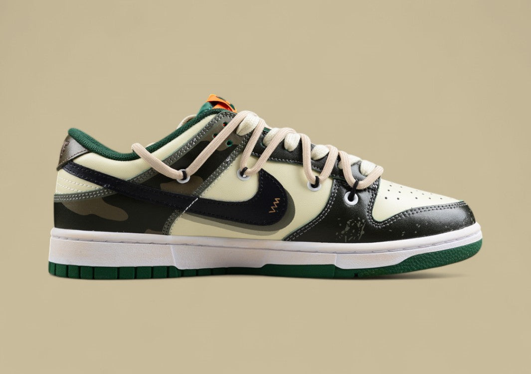 Nk Dunk Low Panda Prank Jungle Crossing Wilderness Ore Morandi Army Green Retro SB Strap Low Top Casual Shoes