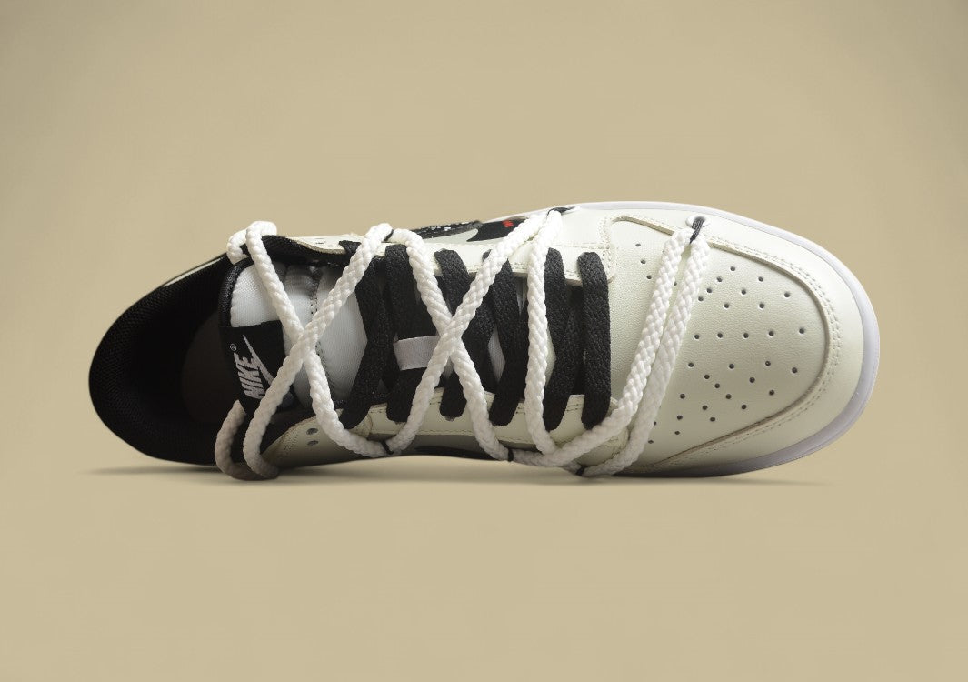 Nk Dunk Low Panda Prank Love Smiley Panda Ink SB Strap Low Top Casual Shoes