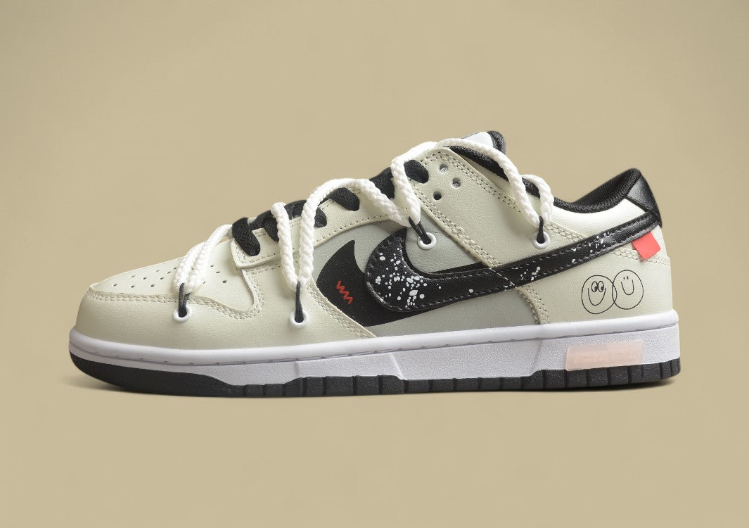 Nk Dunk Low Panda Prank Love Smiley Panda Ink SB Strap Low Top Casual Shoes