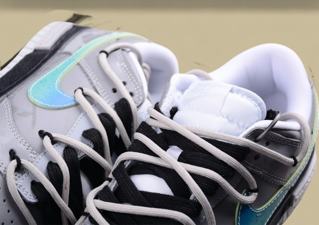 Nk Dunk Low Panda Prank Space Exploration-Alien Threat SB Strap Low Top Casual Shoes