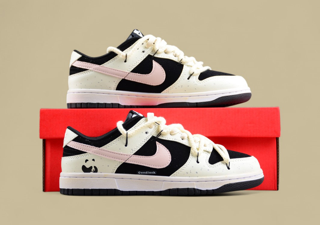 Nk Dunk Low Panda Strap SB Strap Low Top Casual Shoes