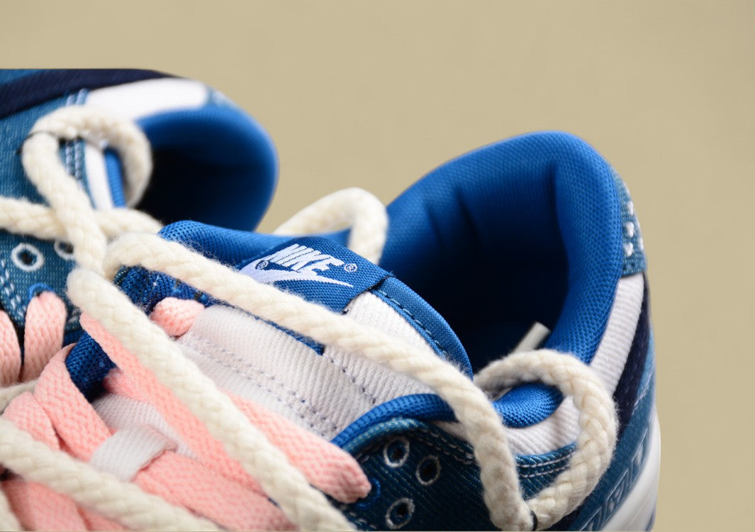 Nk Dunk Low Retro "Industrial Blue" Washed Denim Sb Low-top Casual Sneakers