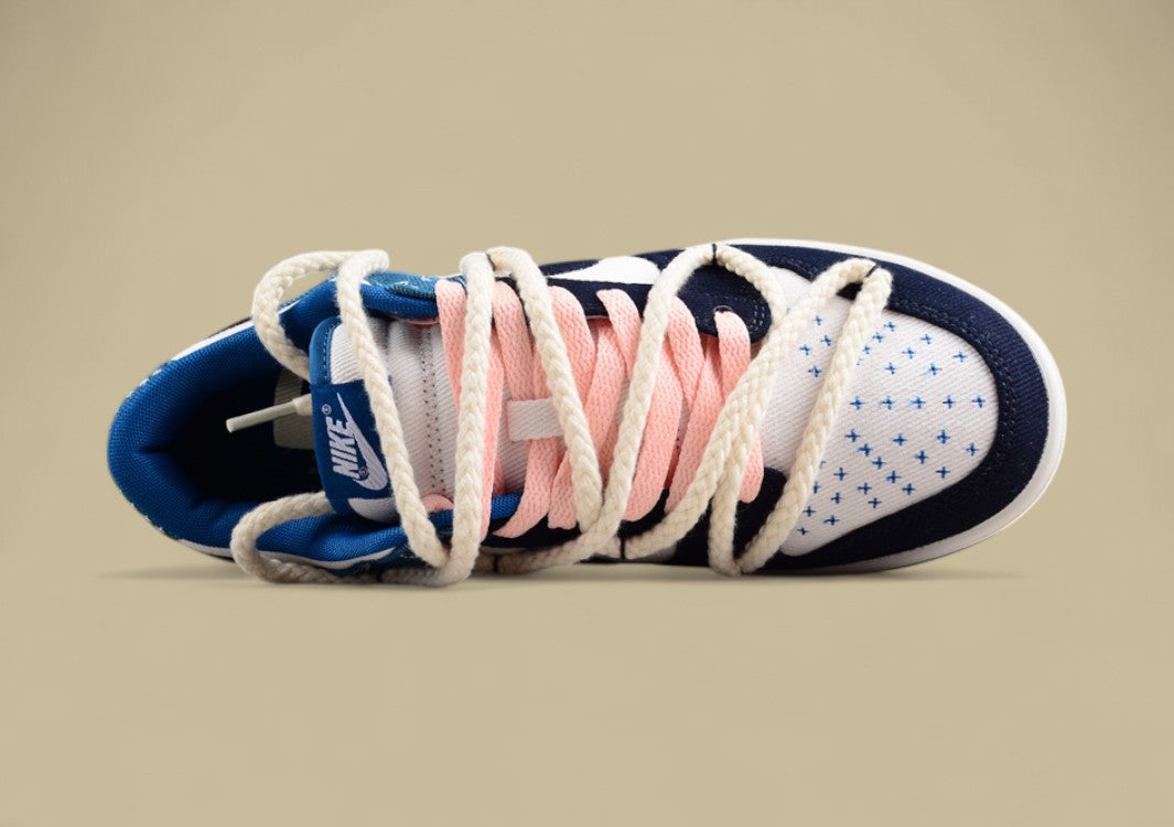 Nk Dunk Low Retro "Industrial Blue" Washed Denim Sb Low-top Casual Sneakers