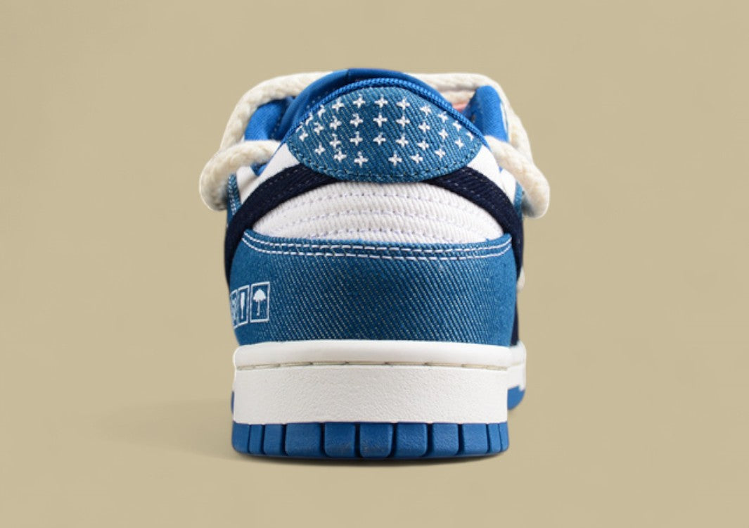 Nk Dunk Low Retro "Industrial Blue" Washed Denim Sb Low-top Casual Sneakers