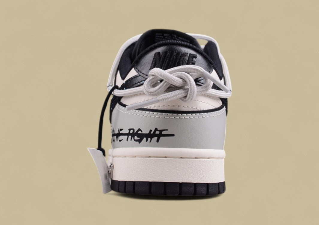 Nk Dunk Low Retro Panda Prank Space Exploration Star Trek Custom Edition Deconstruction Straps Retro Old Panda Low Top Sneakers