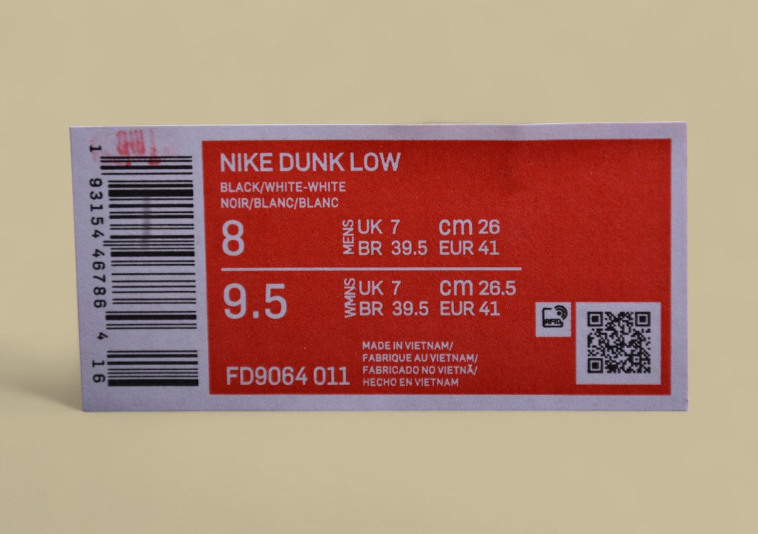 Nk Dunk Low "Reverse Panda" Speed Racing Black and White Panda Graffiti Contrast SB Strap Low Top Casual Shoes