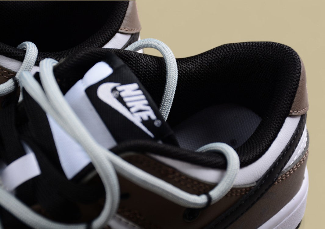 Nk Dunk Low Sb Color Face Earth Color Custom Deconstructed Lace-up Casual Sneakers