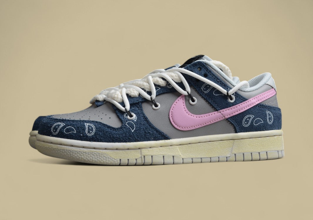 Nk Dunk Low Sb Strap Joint Black Pink Hook