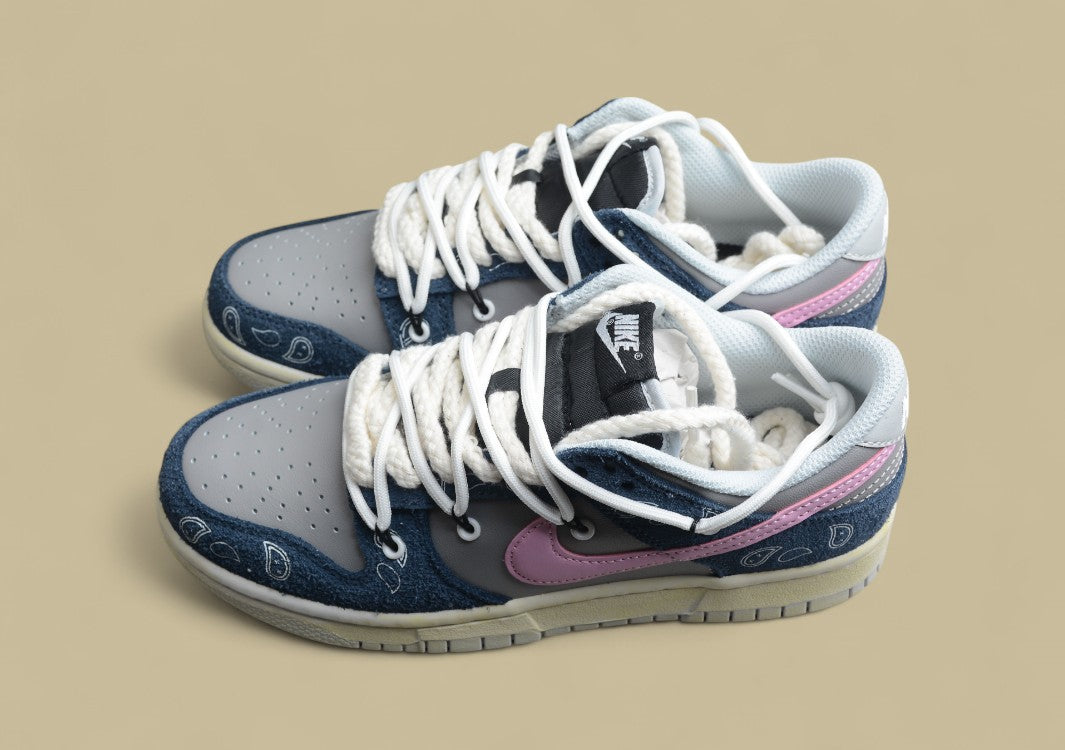 Nk Dunk Low Sb Strap Joint Black Pink Hook