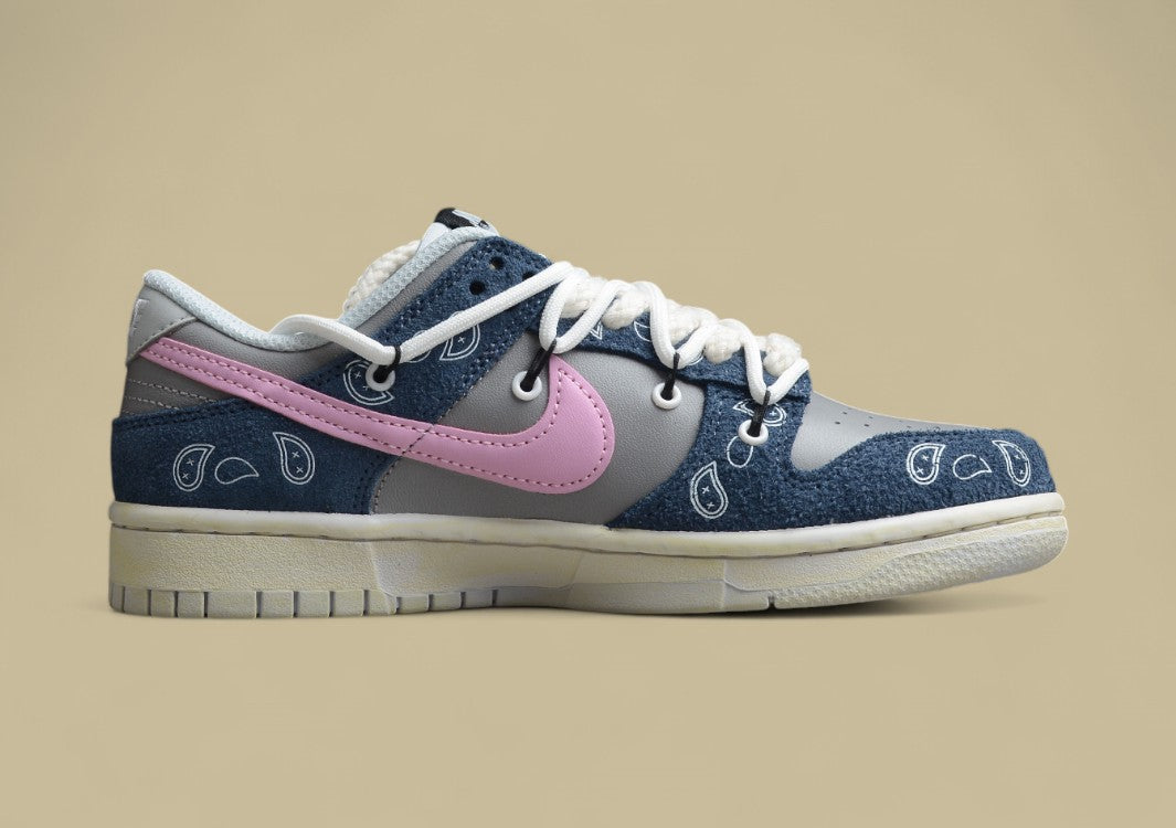 Nk Dunk Low Sb Strap Joint Black Pink Hook