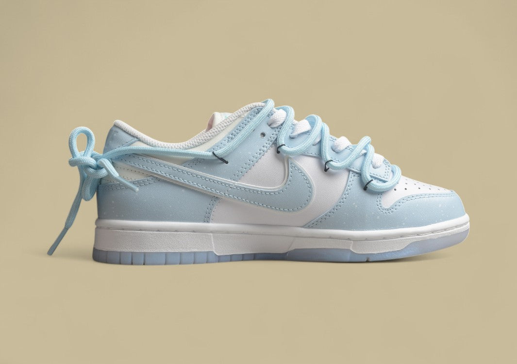 Nk Dunk Low Simple Sky Blue Sea Salt Lemon Sb Strap Low Top Casual Sneakers