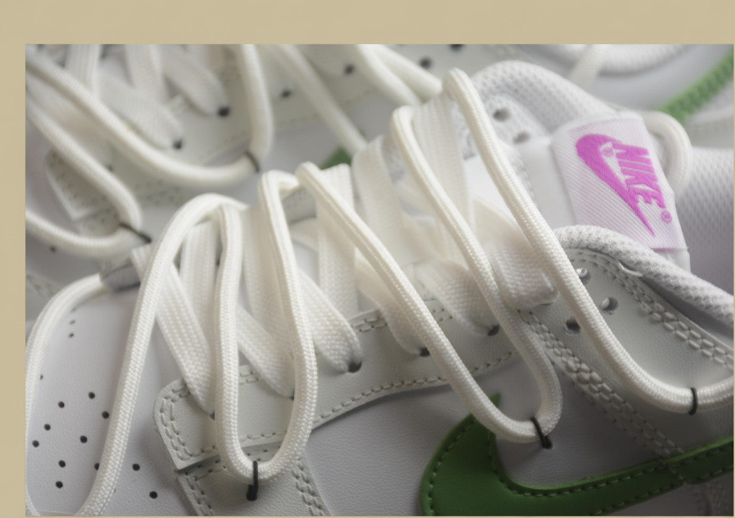 Nk Dunk Low Spring and Summer Series Green Tea White Green SB Low Top Casual Shoes