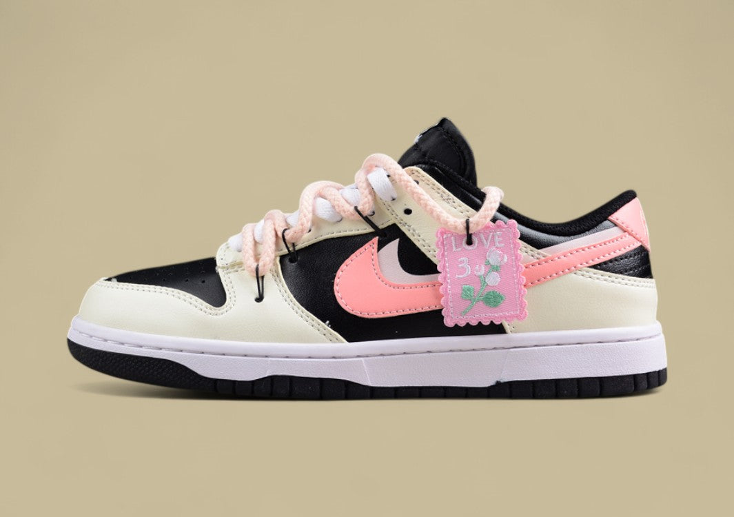 Nk Dunk Low Steam Puppet-Smoked Rose SB Strap Casual Shoes