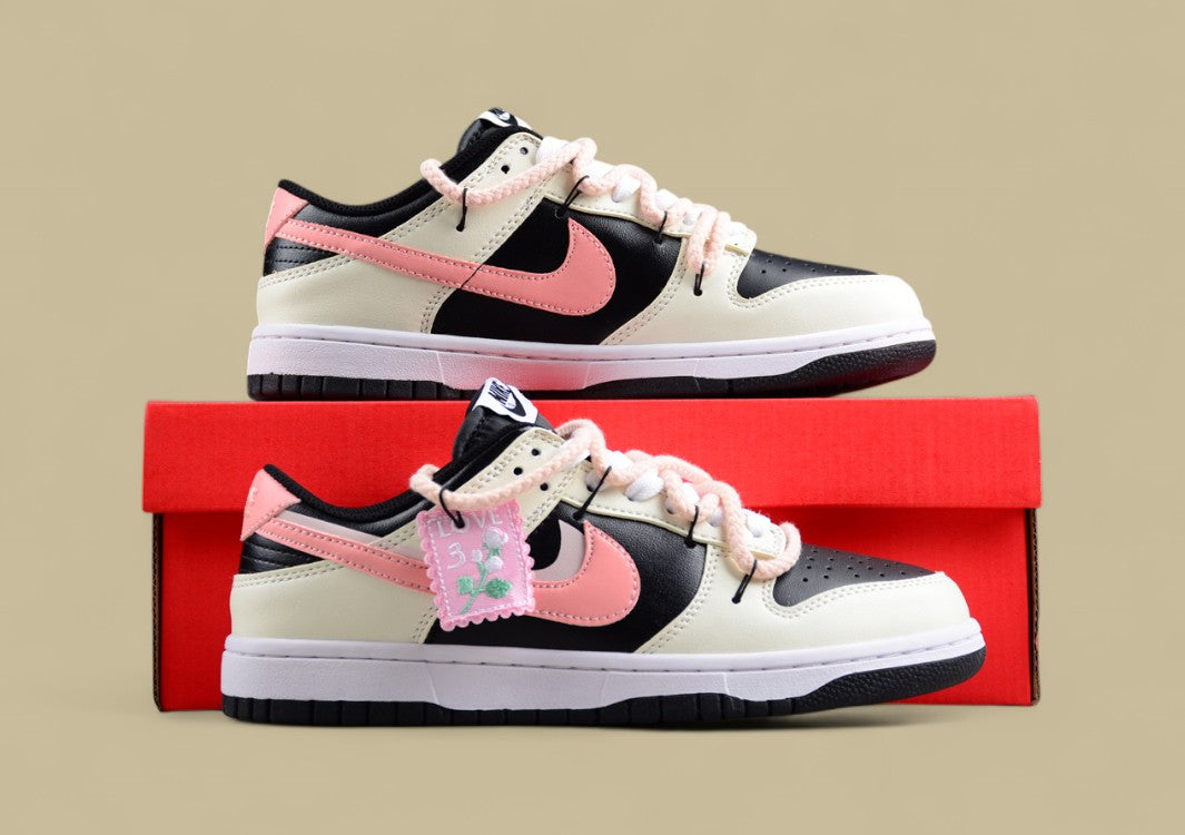 Nk Dunk Low Steam Puppet-Smoked Rose SB Strap Casual Shoes