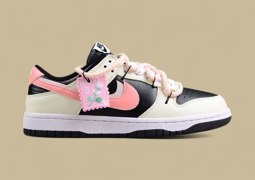 Nk Dunk Low Steam Puppet-Smoked Rose SB Strap Casual Shoes