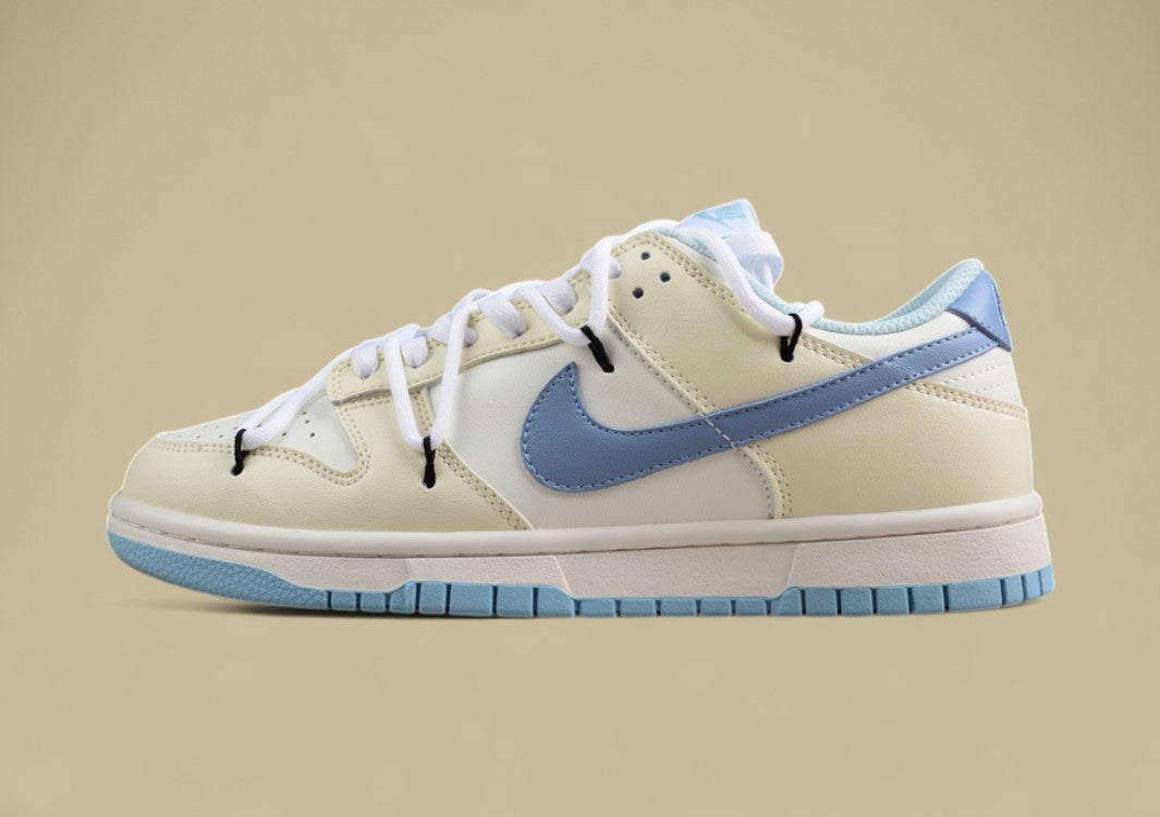 Nk Dunk Low Summer Feeling Sea Salt Milk Ice Custom Deconstruction Strap Casual Sneakers