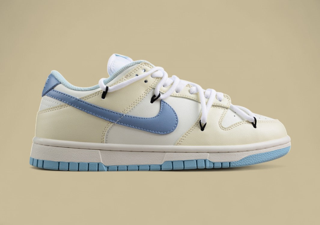 Nk Dunk Low Summer Feeling Sea Salt Milk Ice Custom Deconstruction Strap Casual Sneakers