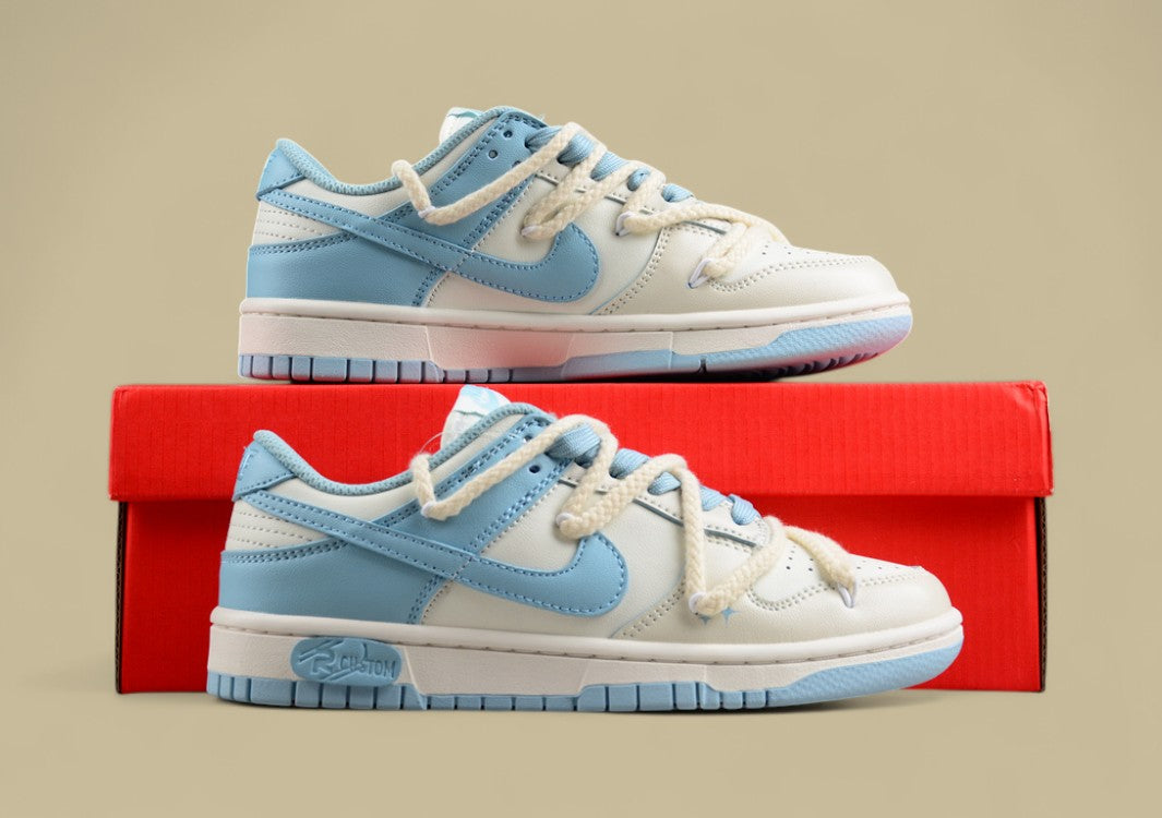 Nk Dunk Low Summer Star Sea Salt Milk Ice Custom Edition Deconstruction Strap Casual Shoes
