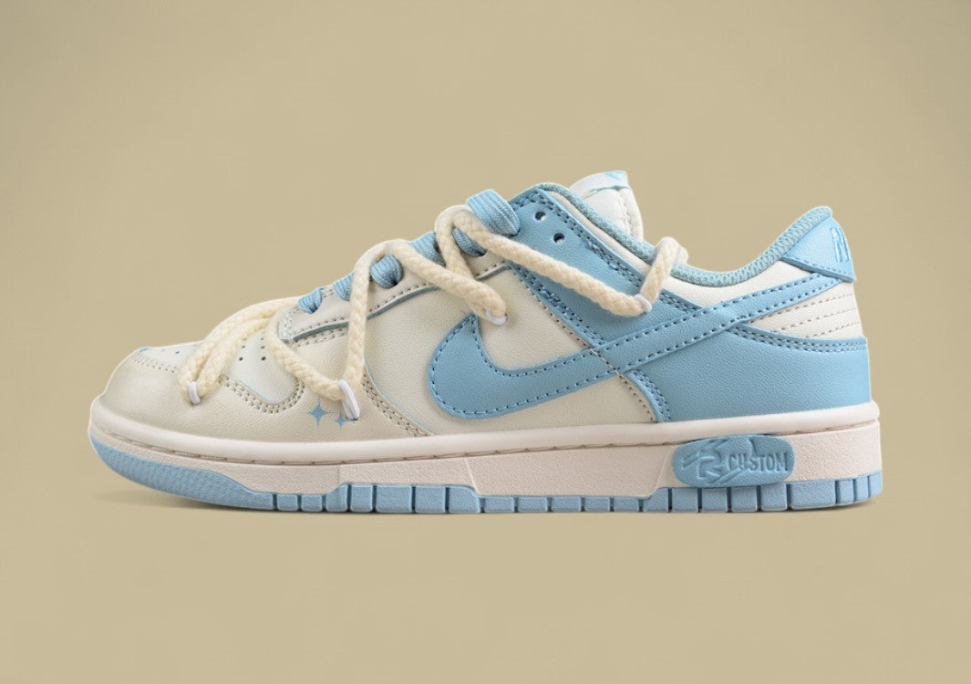 Nk Dunk Low Summer Star Sea Salt Milk Ice Custom Edition Deconstruction Strap Casual Shoes