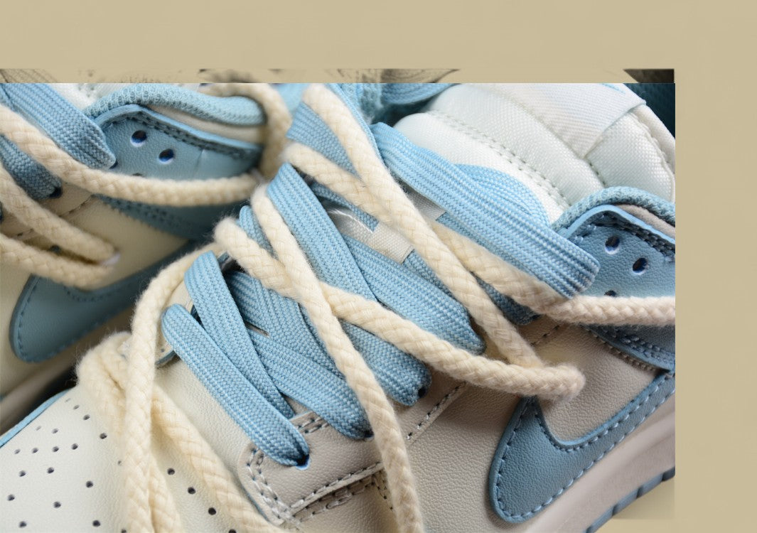 Nk Dunk Low Summer Star Sea Salt Milk Ice Custom Edition Deconstruction Strap Casual Shoes