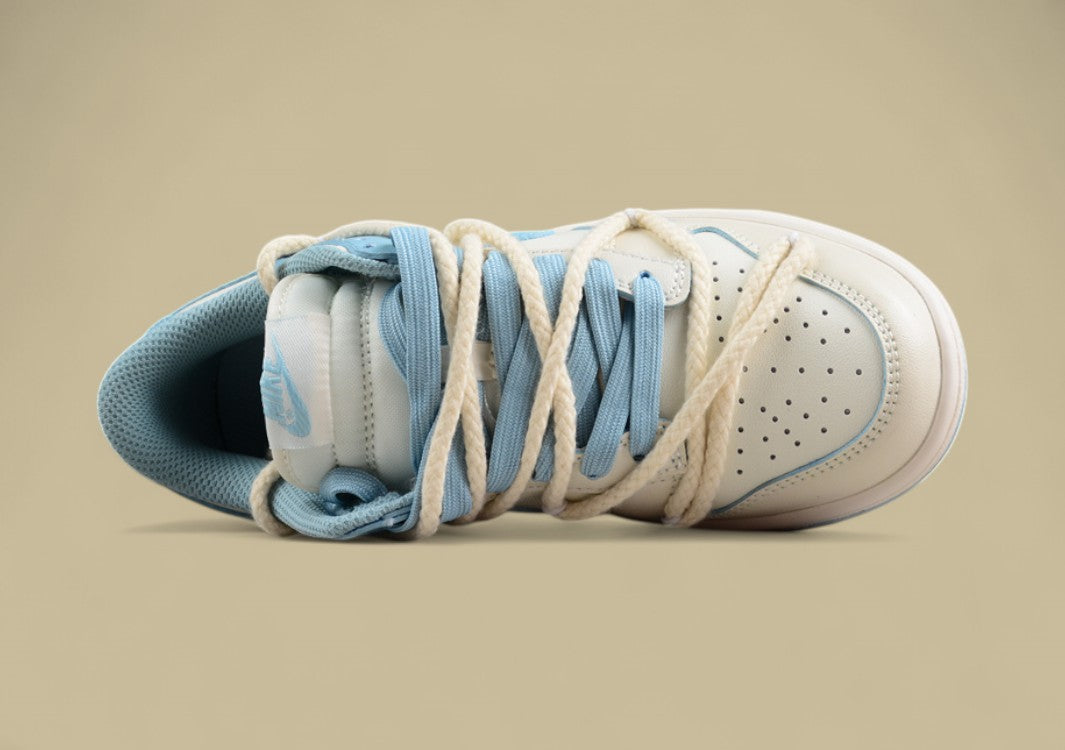 Nk Dunk Low Summer Star Sea Salt Milk Ice Custom Edition Deconstruction Strap Casual Shoes