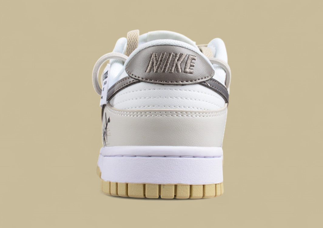 Nk Dunk Low "Team Gold" Official Customization-Cracked SB Strap Low Top Casual Shoes