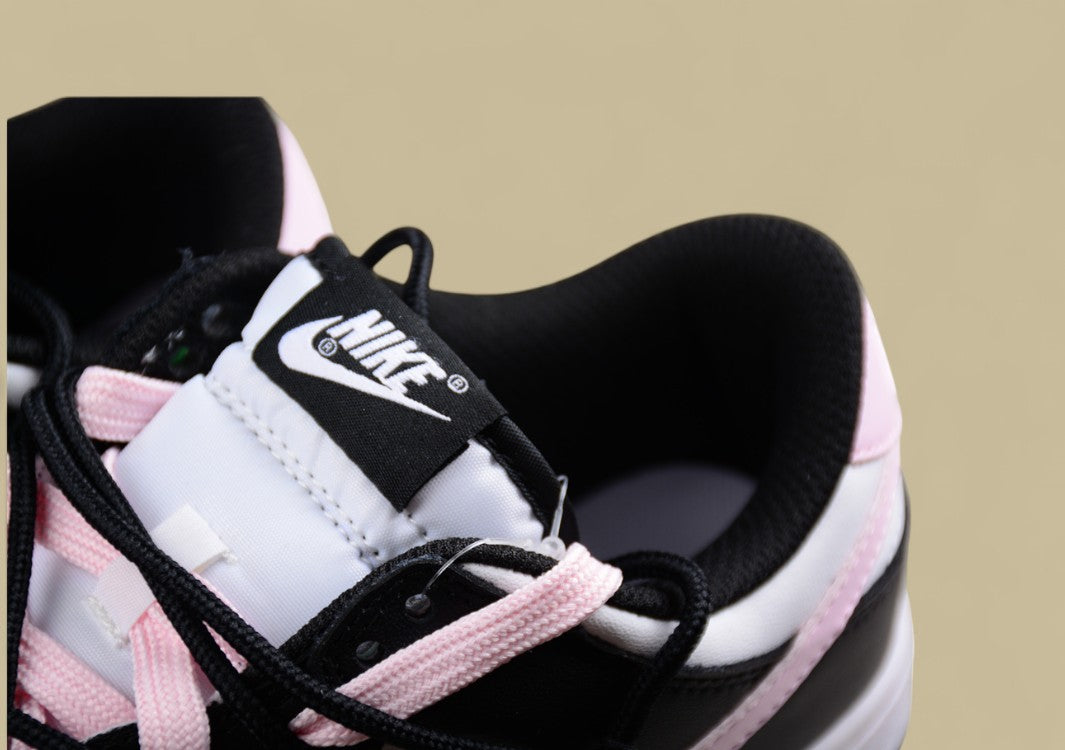 Nk Dunk Low Tokyo Raspberry Black Powder Custom Edition Deconstructed Strap Casual Sneakers