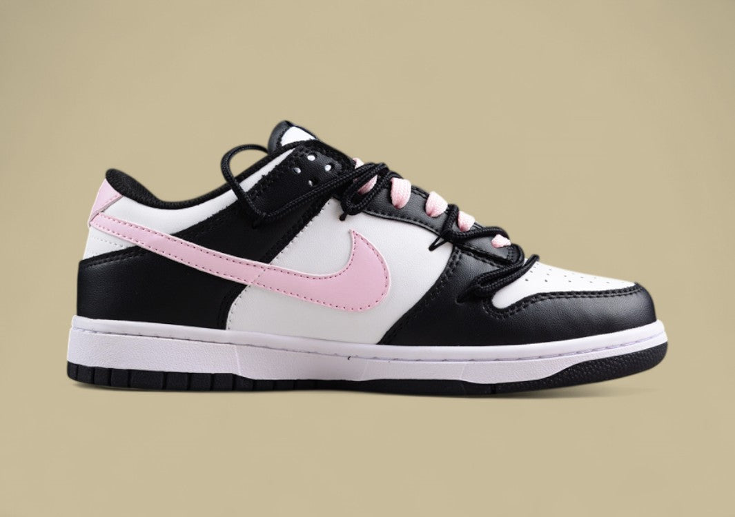 Nk Dunk Low Tokyo Raspberry Black Powder Custom Edition Deconstructed Strap Casual Sneakers