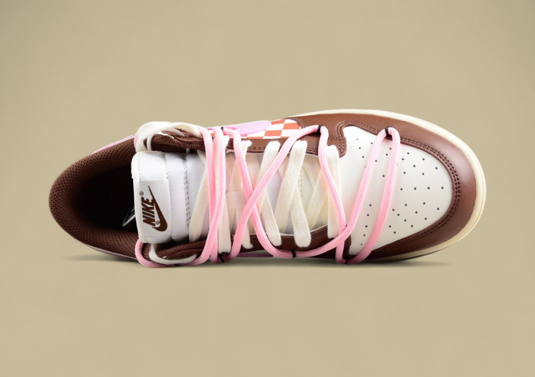 Nk Dunk Low Trick or Treat Doll-Love Chessboard Gemailard Contrast SB Strap Low Top Casual Shoes