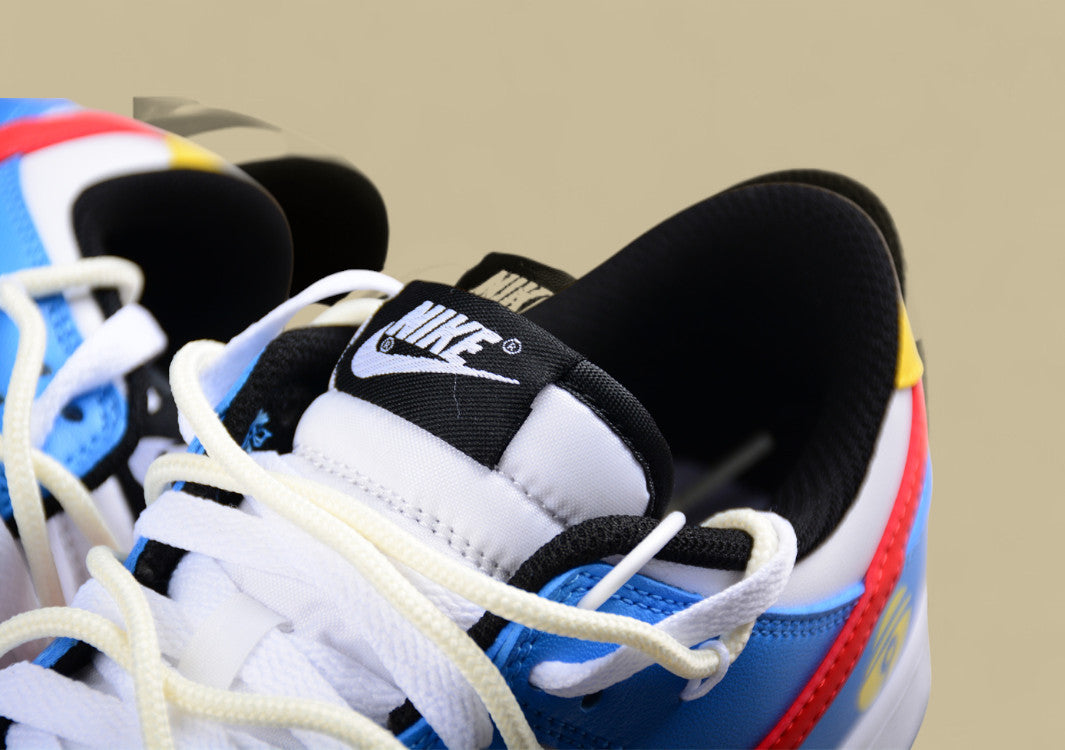 Nk Dunk Low "Vlad" Doraemon Blue, White and Red Sb Strap Low-top Casual Sneakers