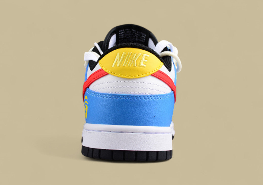 Nk Dunk Low "Vlad" Doraemon Blue, White and Red Sb Strap Low-top Casual Sneakers