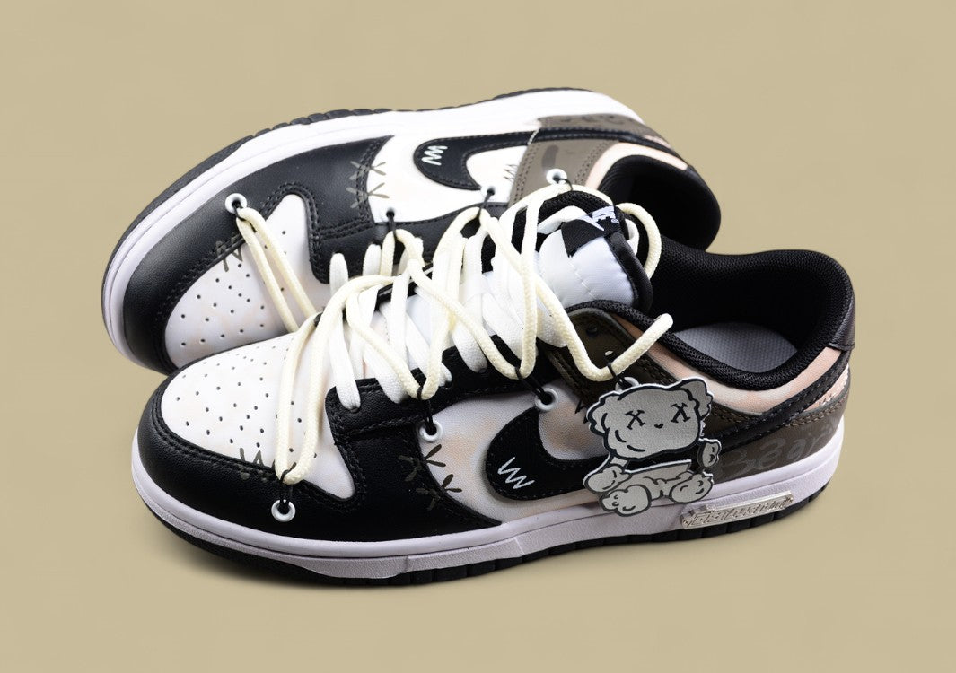 Nk Dunk Lowal Doll Bear Doll Simple Sb Strap Low-top Casual Shoes