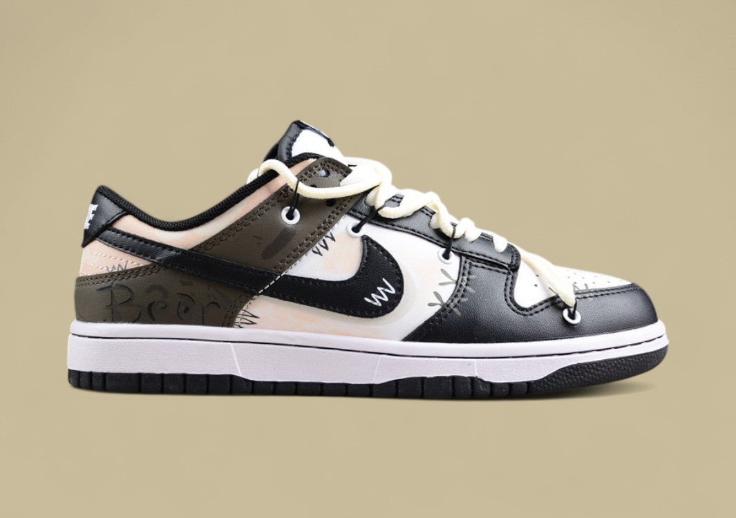 Nk Dunk Lowal Doll Bear Doll Simple Sb Strap Low-top Casual Shoes