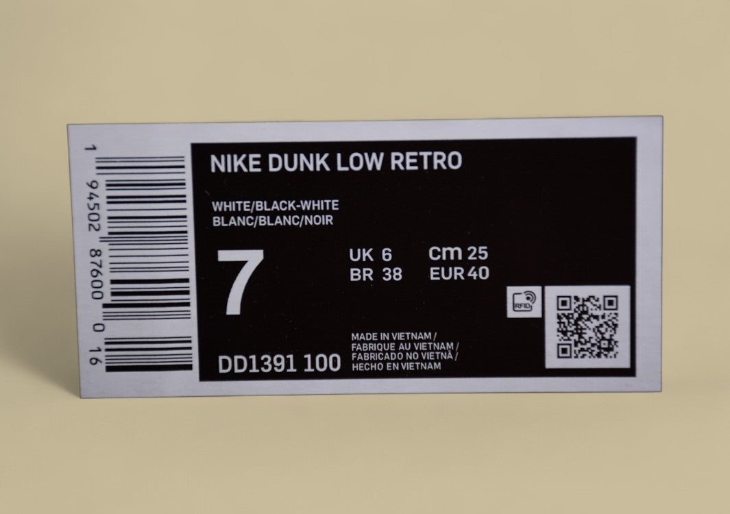 Nk Dunk SB Low Retro Black and White Panda SB Custom Edition Deconstructed Strap Casual Sneakers